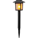 Star Trading Solar-Fackel Flame mini 2er-Set - Schwarz