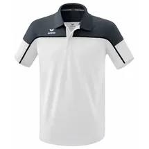Erima Change by erima Poloshirt - weiß/slate grey/schwarz