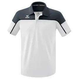 Erima Change by erima Poloshirt - weiß/slate grey/schwarz