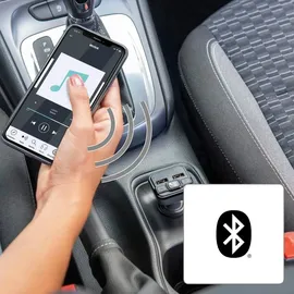 Hama FM-Transmitter mit Bluetooth- und Freisprechfunktion
