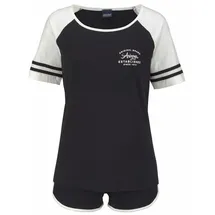 Arizona Shorty Pyjama-Shorts schwarz-ecru 32/34