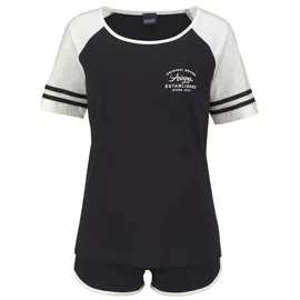 Arizona Shorty Pyjama-Shorts schwarz-ecru 32/34