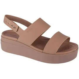 Crocs Brooklyn Low Wedge Herren Latte/Mushroom 36