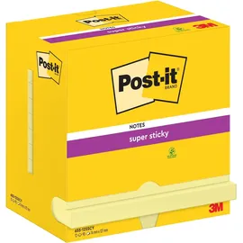 Post-it Post-it® Super Sticky Haftnotizen extrastark 65512SY gelb, 12 Blöcke