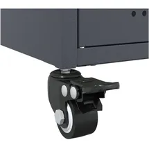 vidaXL Nachtschrank 36 x 39 x 59 cm Anthrazit