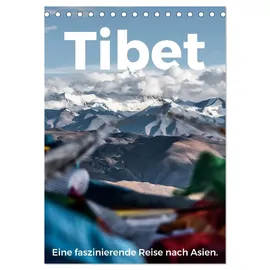 Calvendo Tibet - Eine faszinierende Reise nach Asien. (Tischkalender 2026 DIN A5 hoch), CALVENDO Monatskalender: