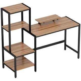 Homcom Schreibtisch Braun