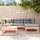 vidaXL Garten-Lounge-Set 5-tlg. Massivholz Douglasie braun