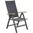 dasmöbelwerk Klappstuhl New Jersey Gartenstuhl 75 x 61 x 112 cm grau