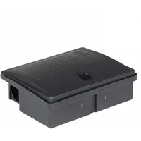 vidaXL Mausefallen 5 St. Schwarz 13x10x4 cm