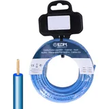 Enrouleur de câble flexible, 15mm, bleu, 50m, sans halogène 28425