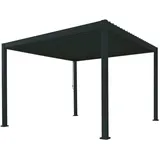 MIRADOR Pergola Deluxe ca. 300x250x300 cm Schwarz