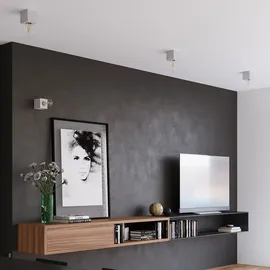 Sollux Lighting Deckenleuchte ARIZ 1xE27 15W Beton 10x10x10cm Sollux Lighting