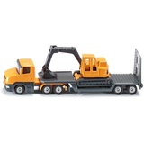 Siku 1611 - Tieflader mit Bagger 1:55