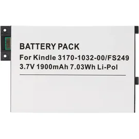 AccuCell Akku passend für Amazon Kindle 3, Kindle 3 WiFi, Kindle Graphite 170-1032-00