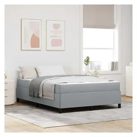 vidaXL Boxspringbett 160 x 200 cm Hellgrau