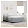 vidaXL Boxspringbett 160 x 200 cm Hellgrau