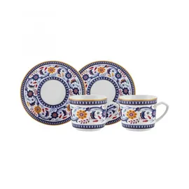 KARACA Kaffeetasse 0,08 l Weiß 2 St.