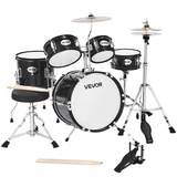 Vevor Schlagzeug Set, 5-teilig, inkl. 35,6 cm Basstrommel, 20,3 cm Snare, 15,2 cm & 20,3 cm Tomtoms, 25,4 cm Standtom, 25,4 cm Crash-Becken & 20,3 ...