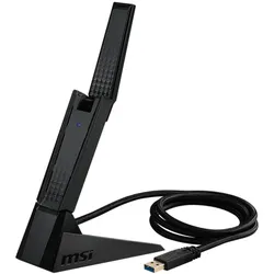 MSI Netzwerk-Switch "AX E5400 WiFi USB Stick", schwarz, Netzwerk-Switches