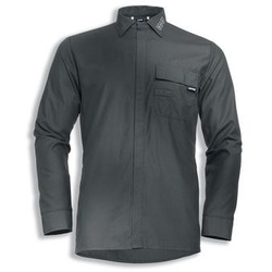 uvex protection fire FR Hemd grau anthrazit/melange 47/48 - 8940948 - blau