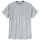 CARHARTT FORCE Relaxed Fit, mittelschweres, kurzärmliges Pocket T-Shirt, grau, XL