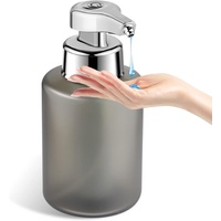 Seifenspender Automatisch Elektrischer Automatic Soap Dispenser Mit Sensor No Touch Sensor Automatischer Seifenspender FüR Bad,KüChe,BüRo Grau