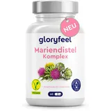 Mariendistel Artischocke Löwenzahn Komplex - 500mg Hochdosiert mit 80% Silymarin - Mit Desmodium im 4-Fach Komplex - 60 vegane Kapseln - Laborgeprüft, ohne Zusätze in Deutschland hergestellt...