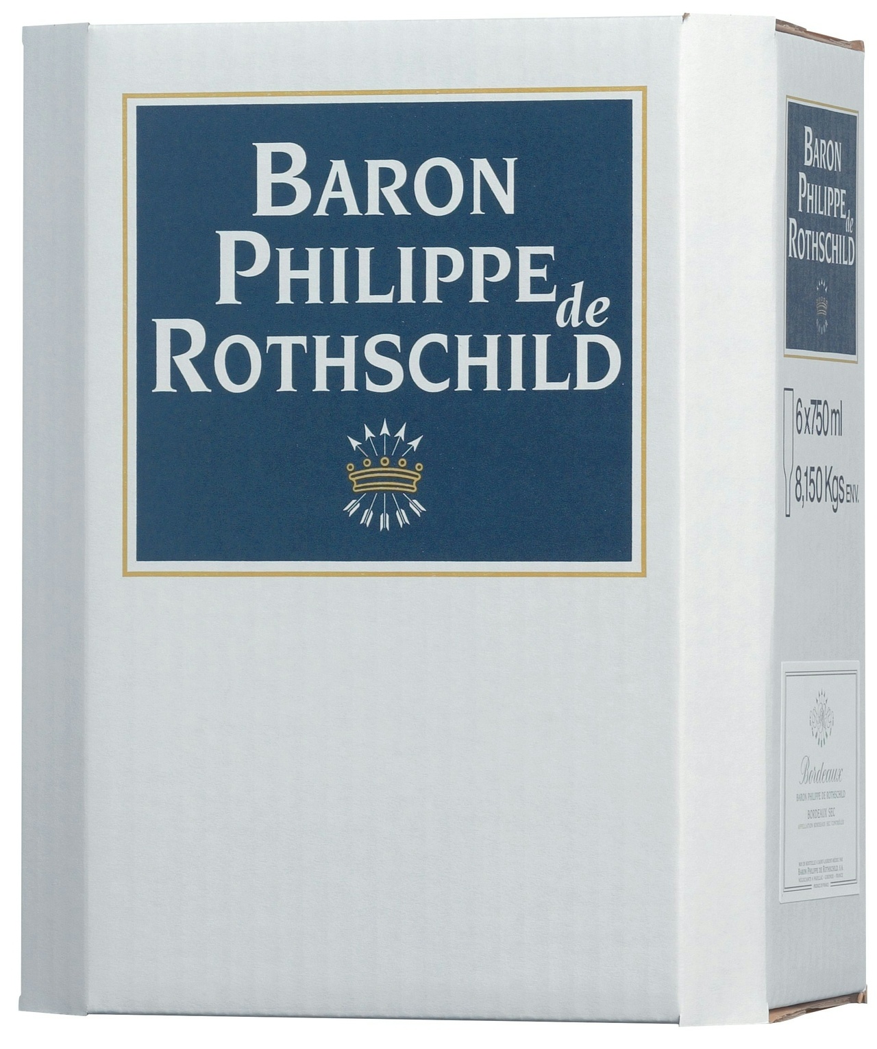 BARON PHILIPPE DE ROTHSCHILD Rothschild Bordeaux Blanc AOC Weißwein trocken 6 Flaschen x 0,75 l (4,5 l)