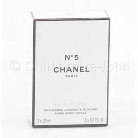 Chanel No. 5 Eau de Toilette Nachfüllung 3 x 20 ml