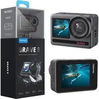 Akaso Brave 8 Action Cam, 48MP, 4K, 60fps, 8x Zoom, Front-Display, WiFi