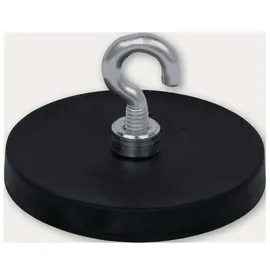 Eichner Magnethaken schwarz, Metall Ø 4,3 x 6,0 cm, 5 St.