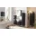 Schildmeyer Waschbeckenunterschrank 61,2 x 57,1 x 30,1 cm Schwarz/Gold