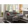 Home Affaire Polsterhocker Palmera 58 x 48 x 58 cm grau