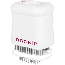 BROWIN Fleischzartmacher Steak Edelstahl Kunststoff Weiß