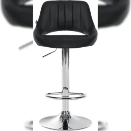 CLP 2er Set Barhocker Milet Kunstleder I Drehbarer Barstuhl Mit Fußstütze Und Rückenlehne