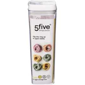 5 five simply smart Oslo quadratische Vorratsdose transparent 1,7 l