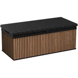 Keter Gartenbox Keter Aufbewahrungsbox DARWIN Braun, 380 L, belastbar bis 300 kg, abschließbar braun