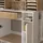 Vicco Schreibtisch Basteltisch XL 126.8 x 50 cm, Weiß Sonoma mit Regale, Schubfach