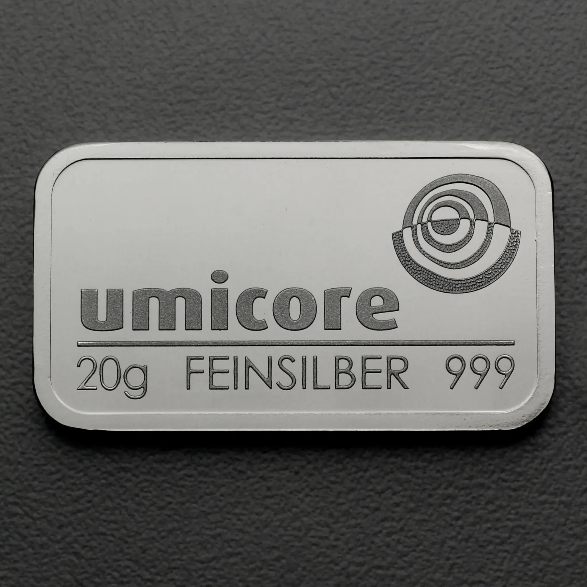 Silberbarren 20g UMICORE geprägt