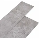 vidaXL Selbstklebende PVC-Bodenplanken 30.5 x 61 cm 28 pcs Pvc Erdgrau
