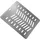 Intergrill Grillschale 27,3 x 27,7 cm Edelstahl weiß