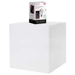 8 seasons Leuchtwürfel Outdoor 33cm Bluetooth
