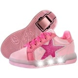 BREEZY ROLLERS LED Schuh mit Rollen rosa/pink 39