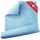 Topper Stopper Topper Antirutsch Unterlage 80 x 200 cm blau