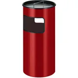 V-Part Ascher-Papierkorb 50 Liter, rot