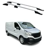 Omac Dachträger Dachreling für Renault Trafic 2014-2024 L2 Alu Grau
