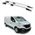 Omac Dachträger Dachreling für Renault Trafic 2014-2024 L2 Alu Grau