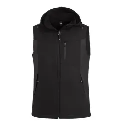 FHB® Softshellweste JUSTUS, anthrazit/schwarz 79110 , 1 Stück, Größe: M