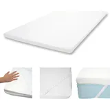 Mendler Memoryfoam-Matratzentopper 140 x 200 cm